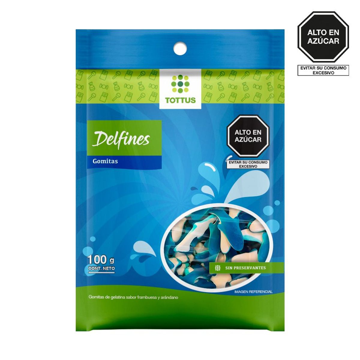 TOTTUS - Gomitas Delfines Tottus Empaque 100 g