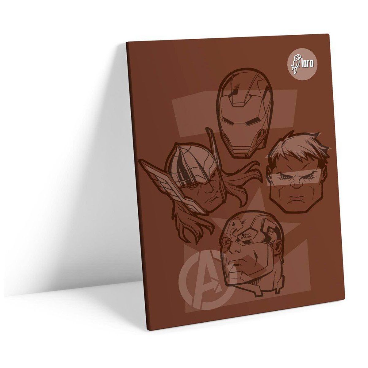 LORO - Cuaderno Triple Renglón Loro Deluxe 80 Hojas Disney Hombre