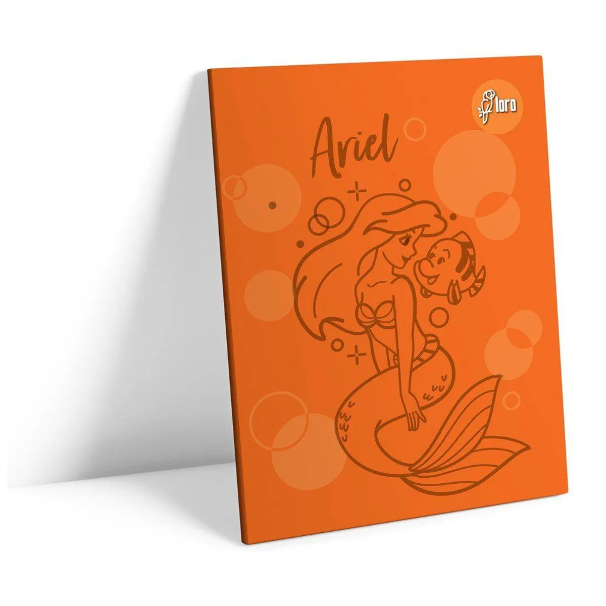 LORO - Cuaderno Cuadriculado Loro Deluxe 80 Hojas Disney Mujer