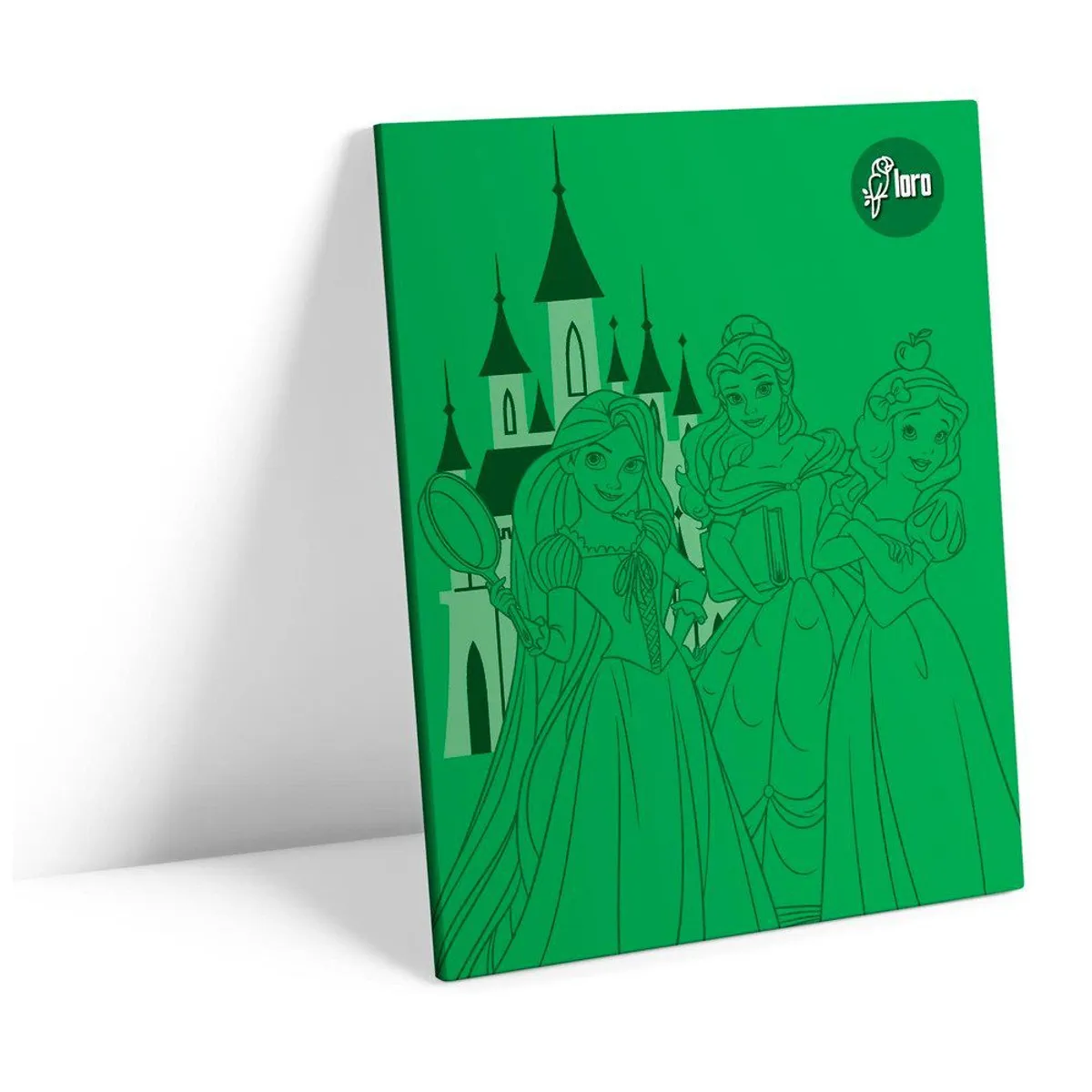 LORO - Cuaderno Rayado Loro Deluxe 80 Hojas Disney Mujer