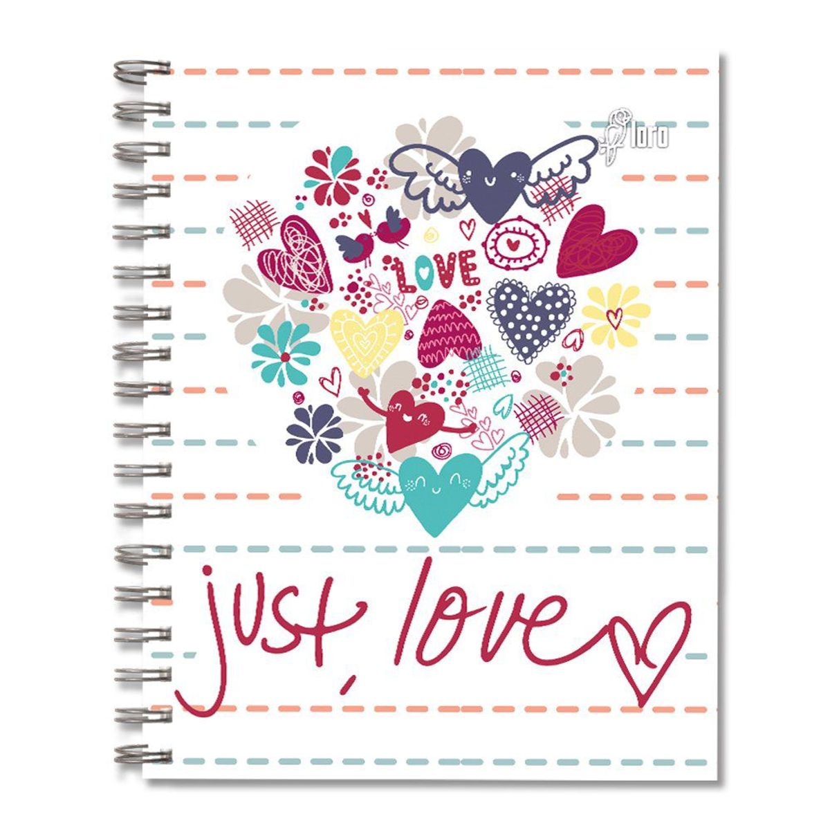 LORO - Cuaderno Anillado Cuadriculado Loro Ejecutivo 160 Hojas 6 Div.