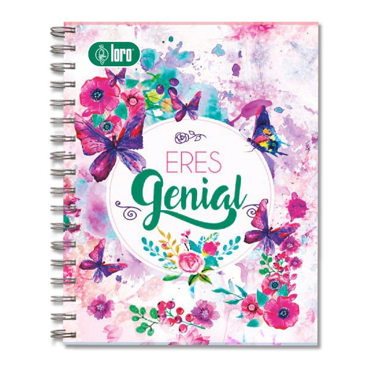 LORO - Cuaderno Anillado Cuadriculado Loro Ejecutivo 160 Hojas 6 Div.