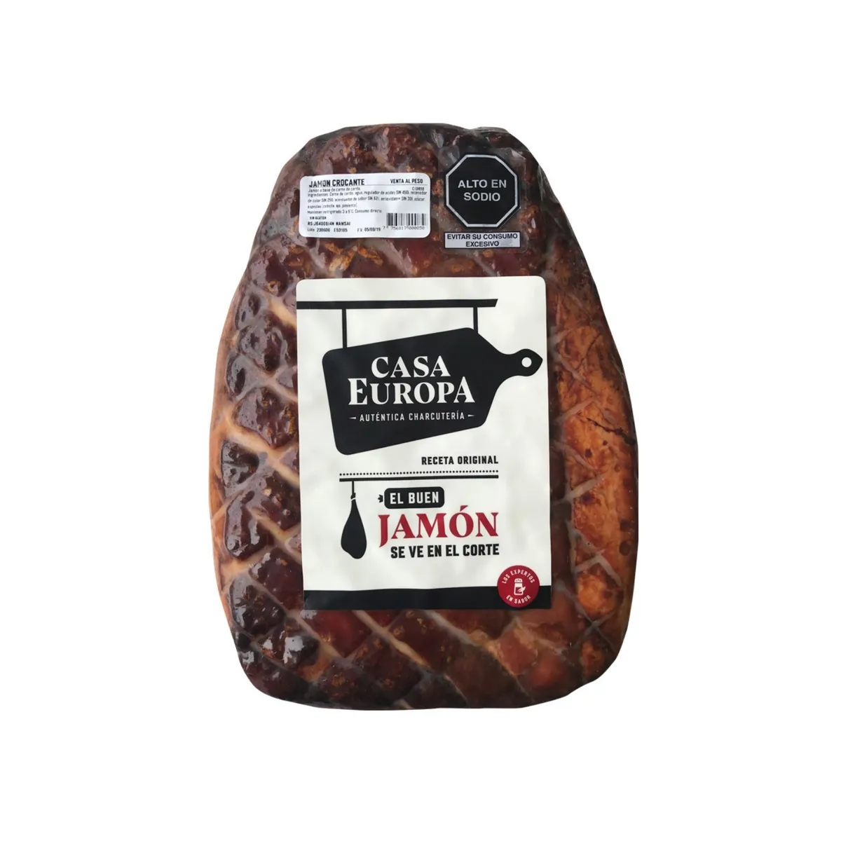CASA EUROPA - Jamon Crocante Pieza Casa Europa x Kg