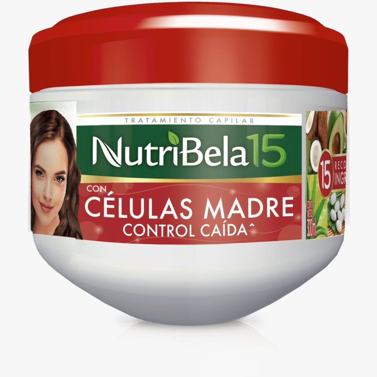 NUTRIBELA - Crema Capilar Nutribela 15 Células Madre Envase 300 mL