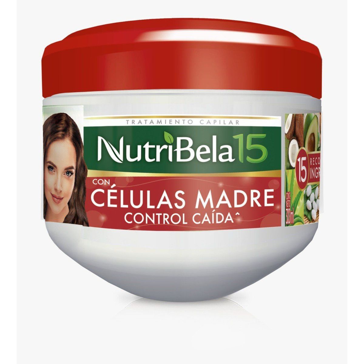 NUTRIBELA - Crema Capilar Nutribela 15 Células Madre Envase 300 mL