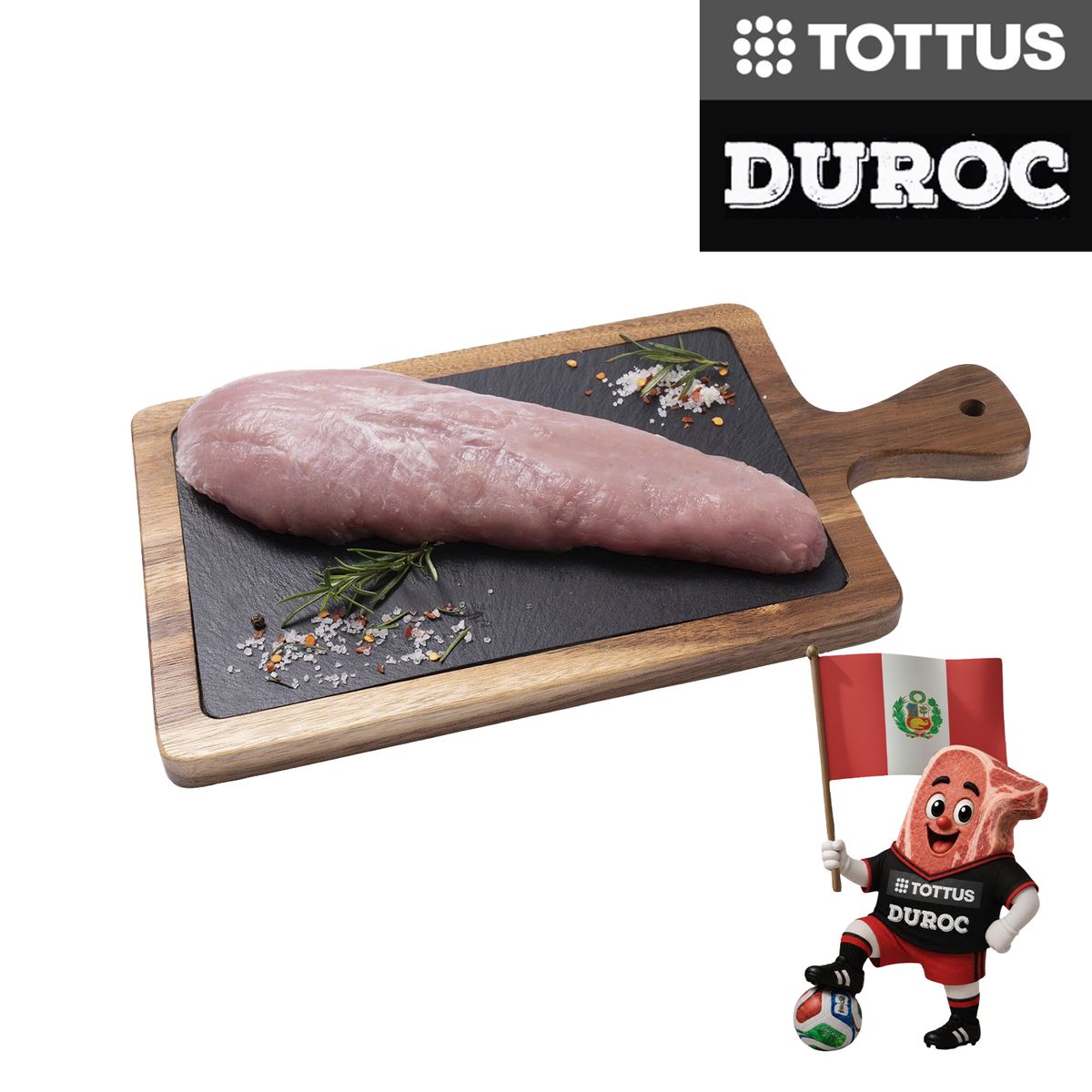 TOTTUS - Lomito Fino De Cerdo Duroc x Kg