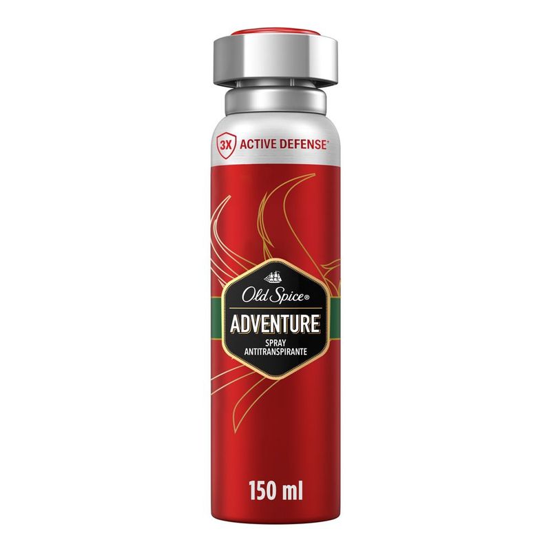 OLD SPICE - Antitranspirante Old Spice Spray Adventure Envase 150 mL