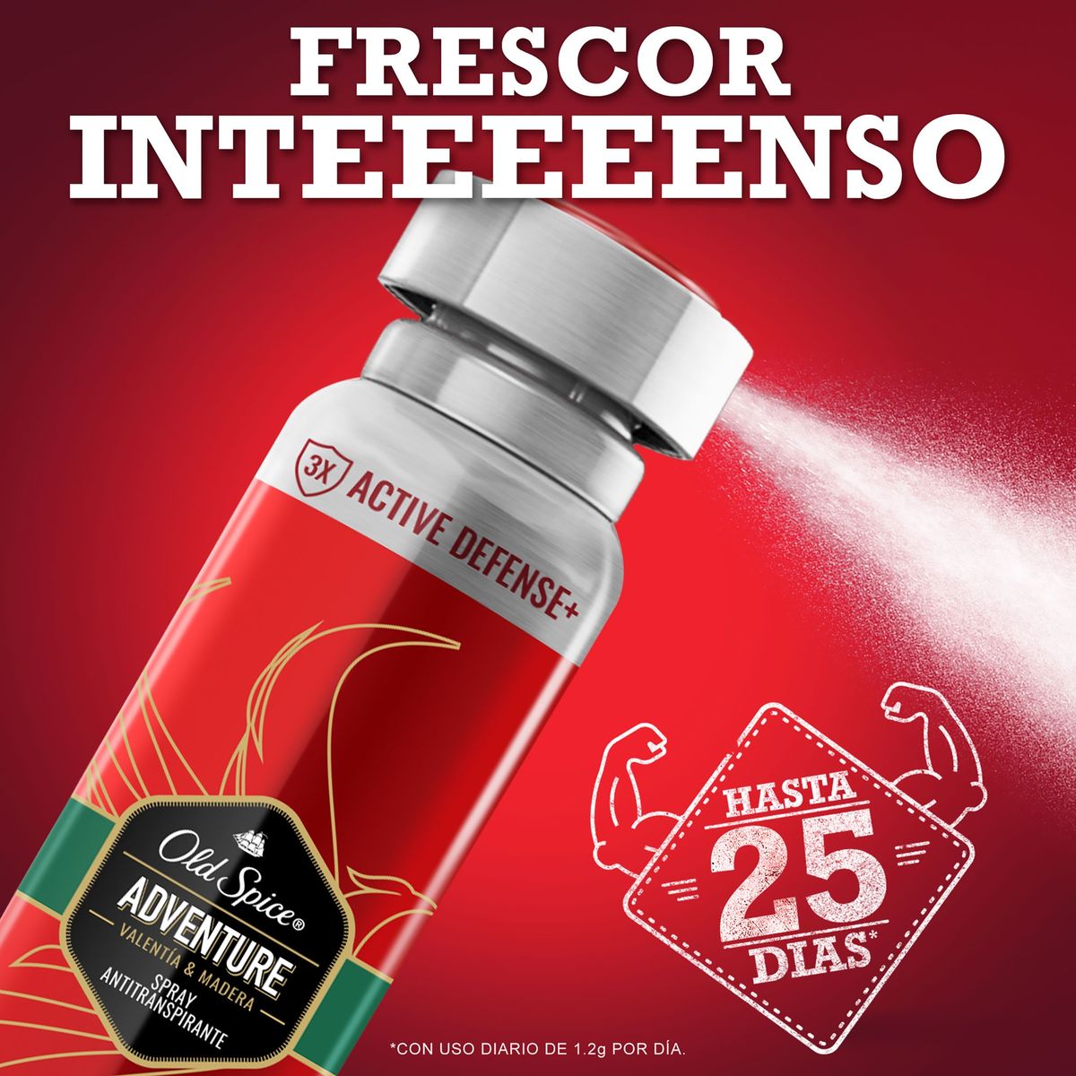 OLD SPICE - Antitranspirante en Spray Old Spice Adventure Madera Envase 150 mL