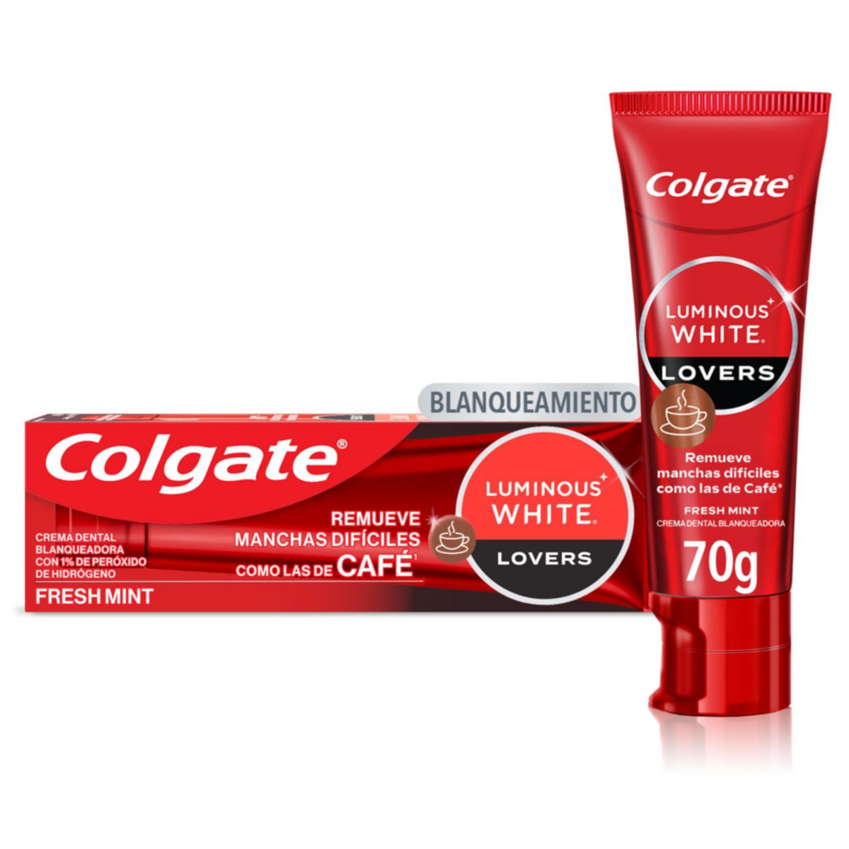 COLGATE - Crema Dental Colgate Luminous White Lovers Café Envase 70 g