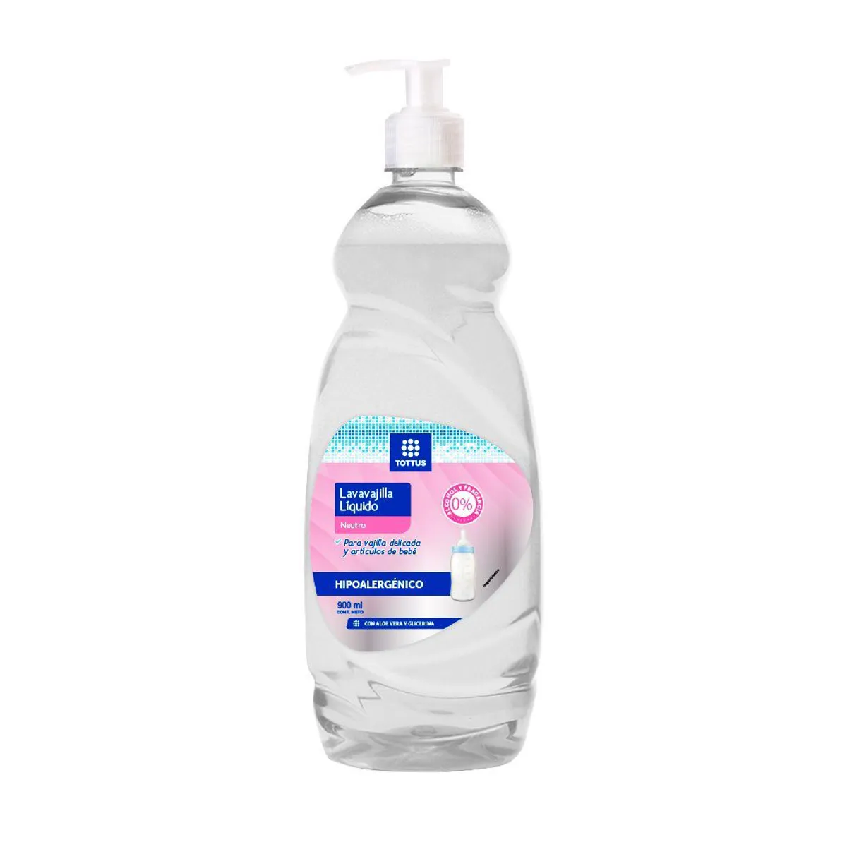 TOTTUS - Lavavajilla Líquido Tottus Neutro Envase 900 mL
