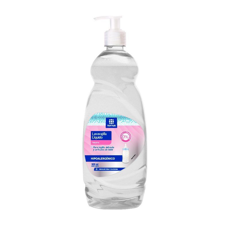 TOTTUS - Lavavajilla Líquido Tottus Neutro Envase 900 mL