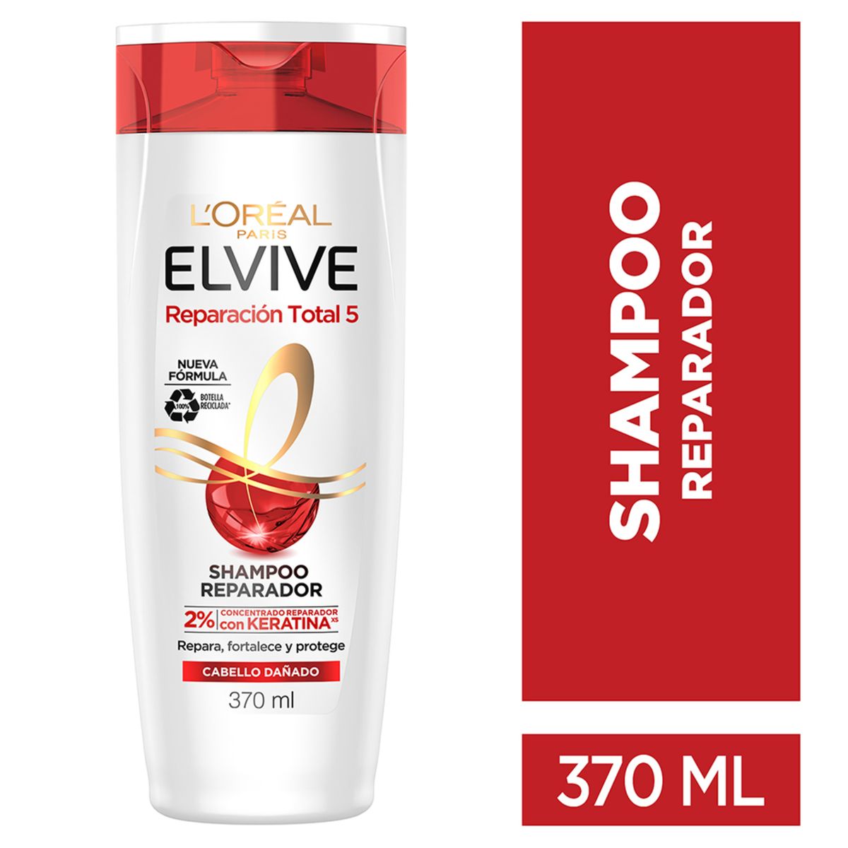 ELVIVE - Shampoo Elvive Reparación Total 5 Botella 370 mL