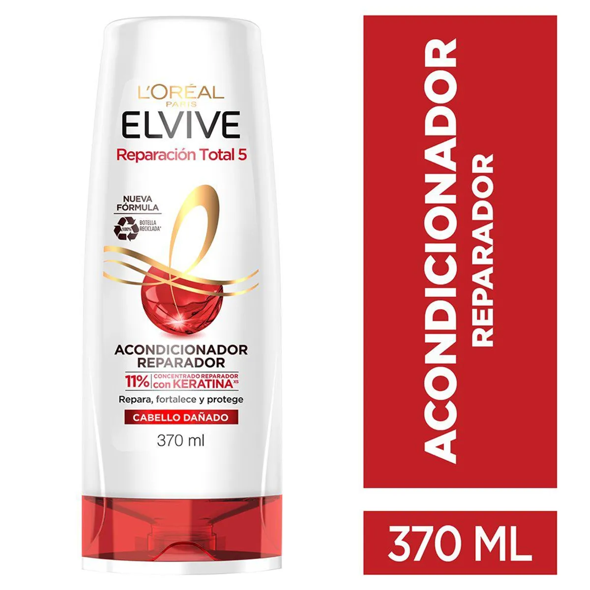 ELVIVE - Acondicionador Elvive Reparación Total 5 Botella 370 mL