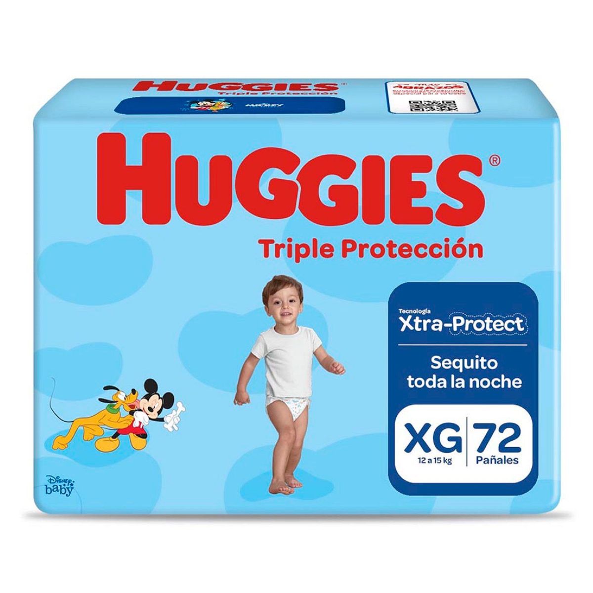 HUGGIES - Pañales Huggies Triple Protección Xtra Protect Talla XG Empaque 72 Und