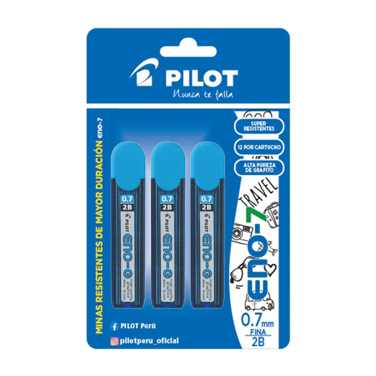 PILOT - Minas Pilot 2B Eno 7 Empaque 3 Envases 12 Und