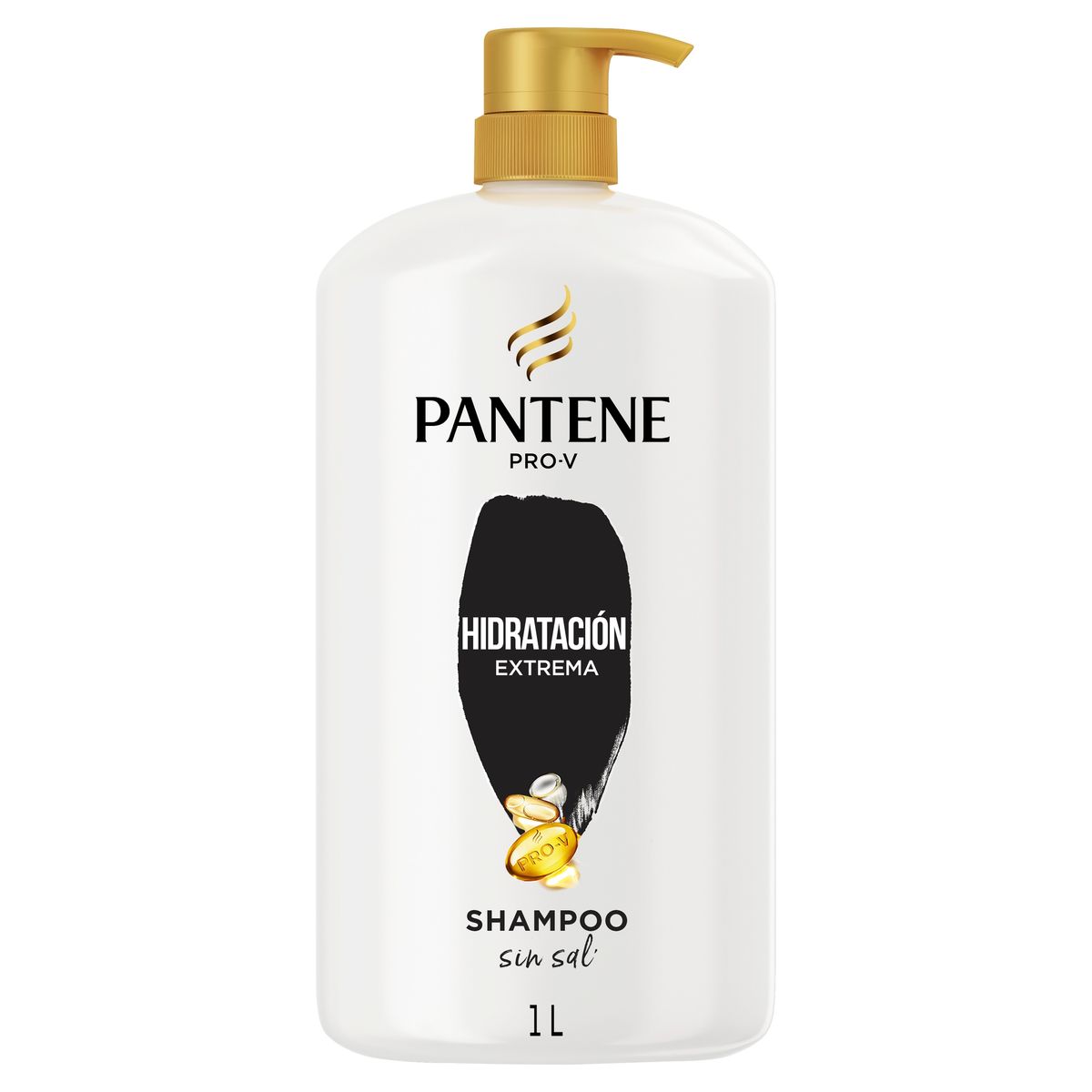PANTENE - Shampoo Pantene Hidratación Extrema Sin Sal Botella 1 L