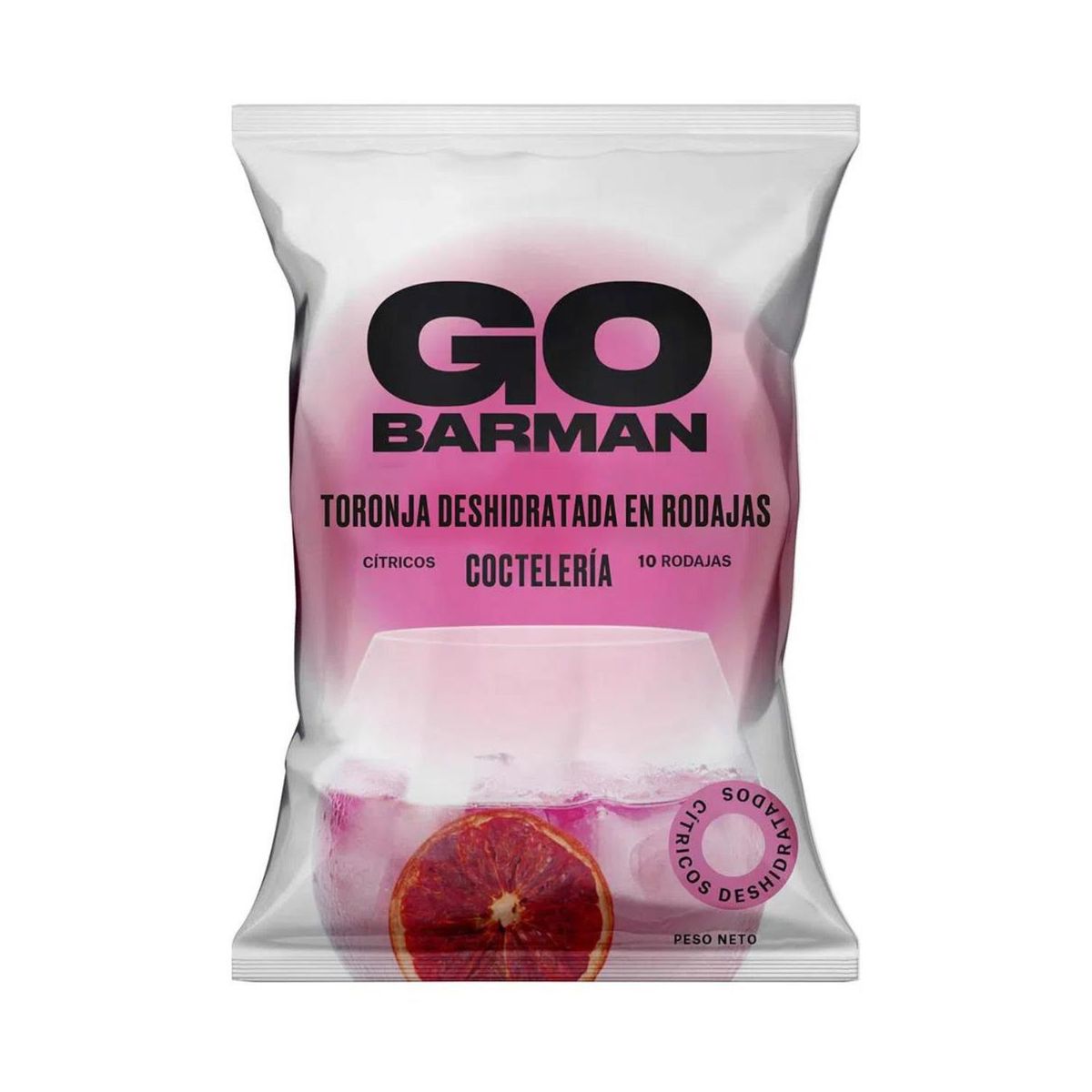 GO BARMAN - Toronja Deshidratada Go Barman en Rodajas Bolsa 45 g