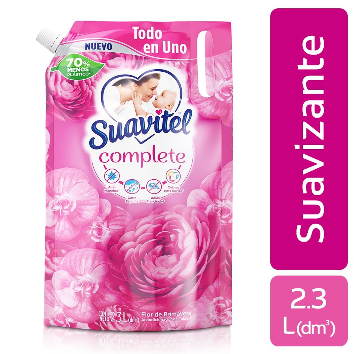 SUAVITEL - Suavizante Suavitel Complete Floral Primavera Doypack 2.3 L