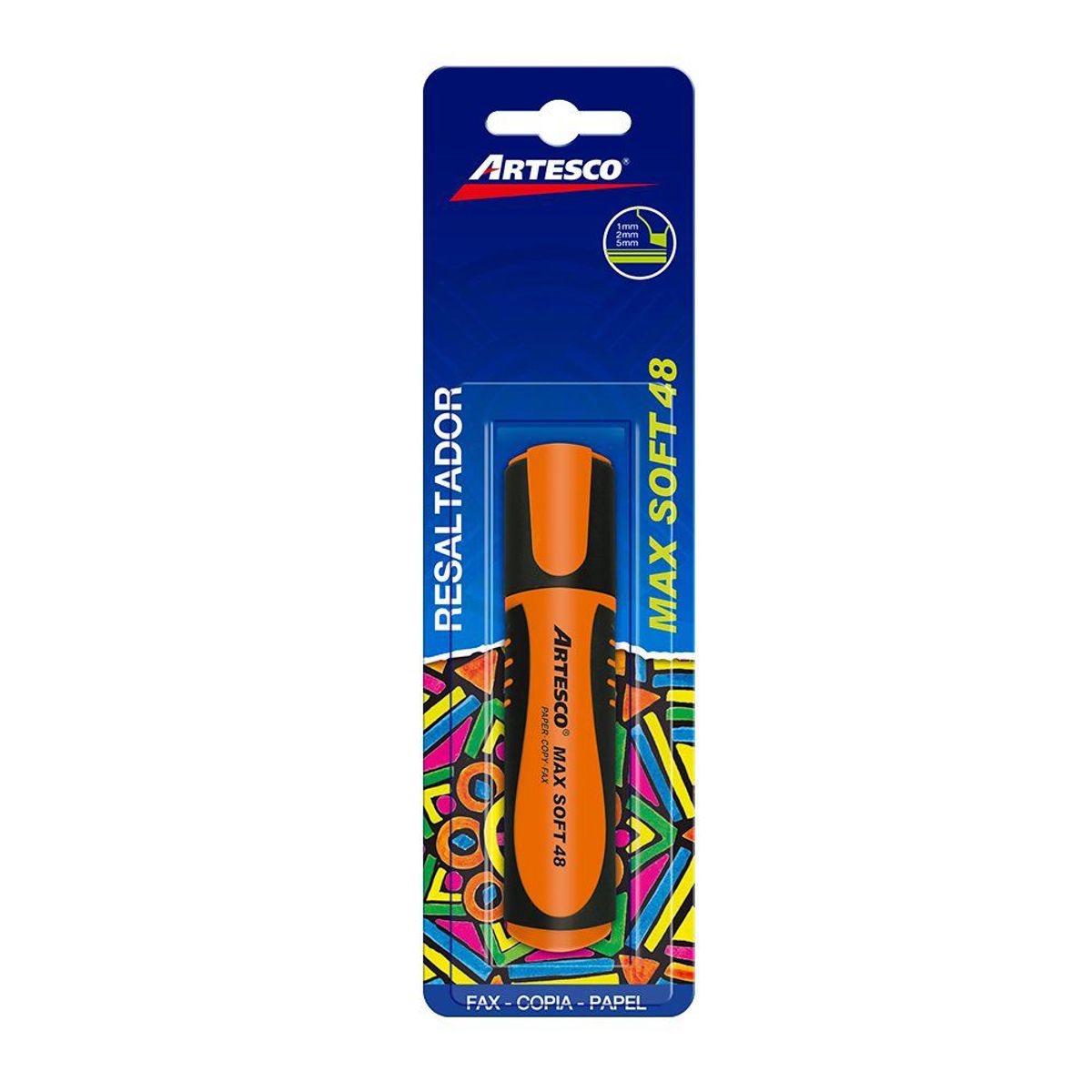 ARTESCO - Resaltador Artesco Max Soft 48 Naranja