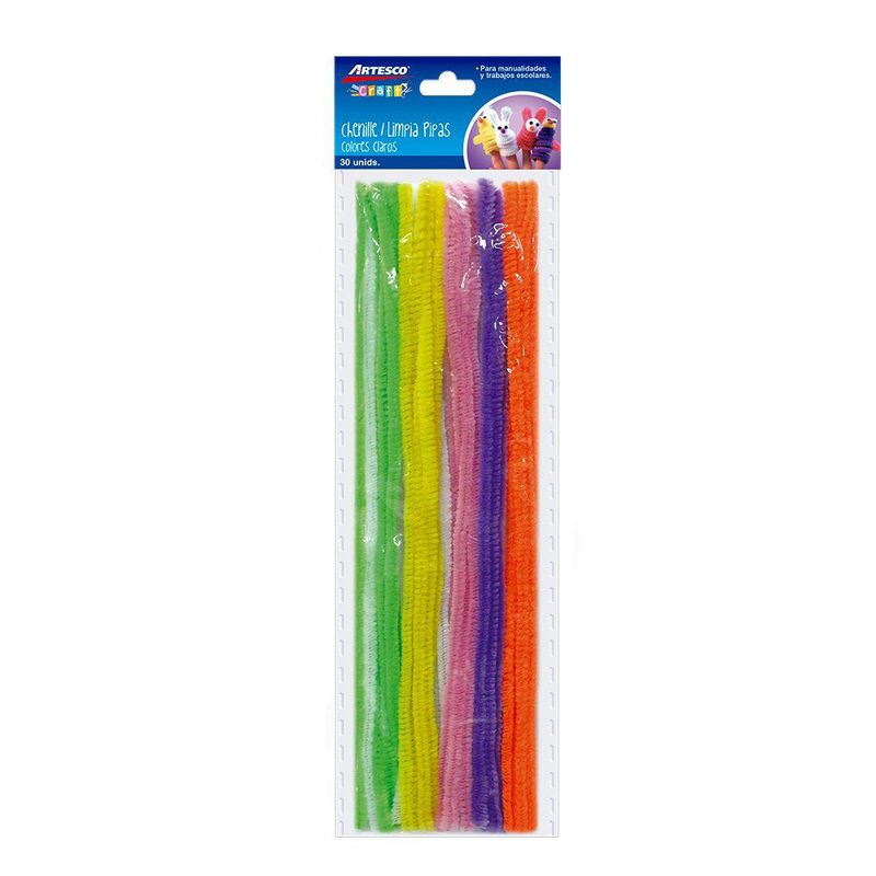 ARTESCO - Limpia Pipas Artesco Colores Surtidos Empaque 30 Und