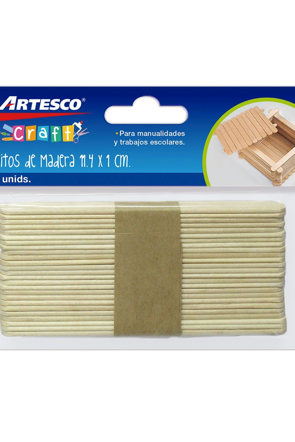 ARTESCO - PALITOS MADERA 114X1 CMX25