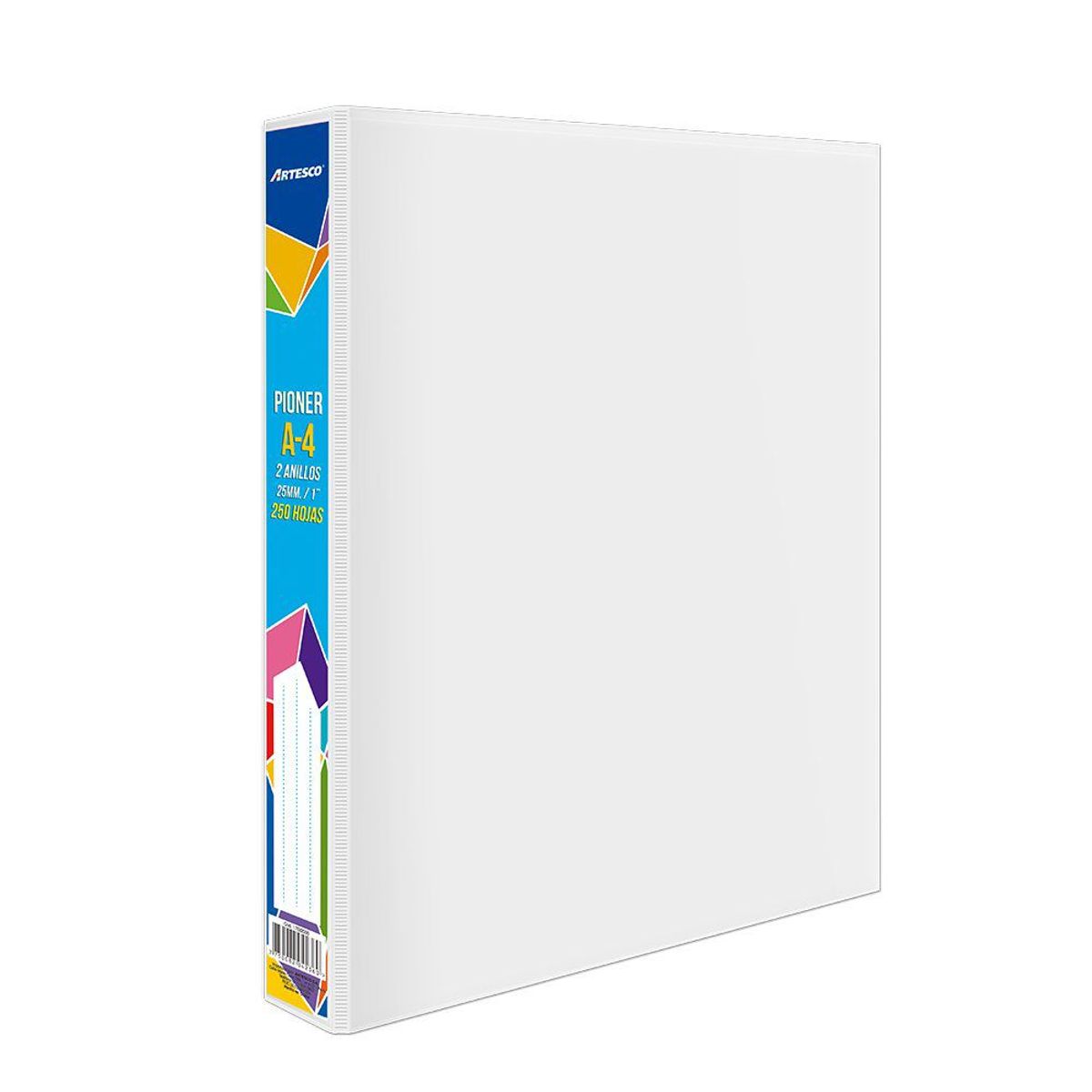 ARTESCO - Pioner Artesco Escolar A4 25mm Blanco