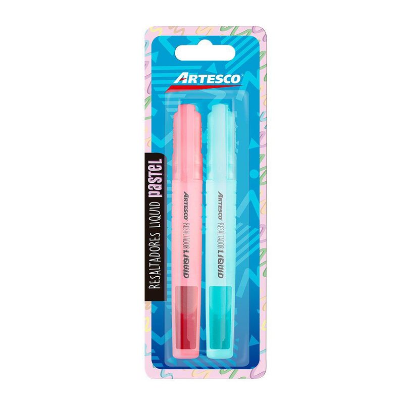 ARTESCO - RESALTADOR LIQU PASTEL X 2 RC