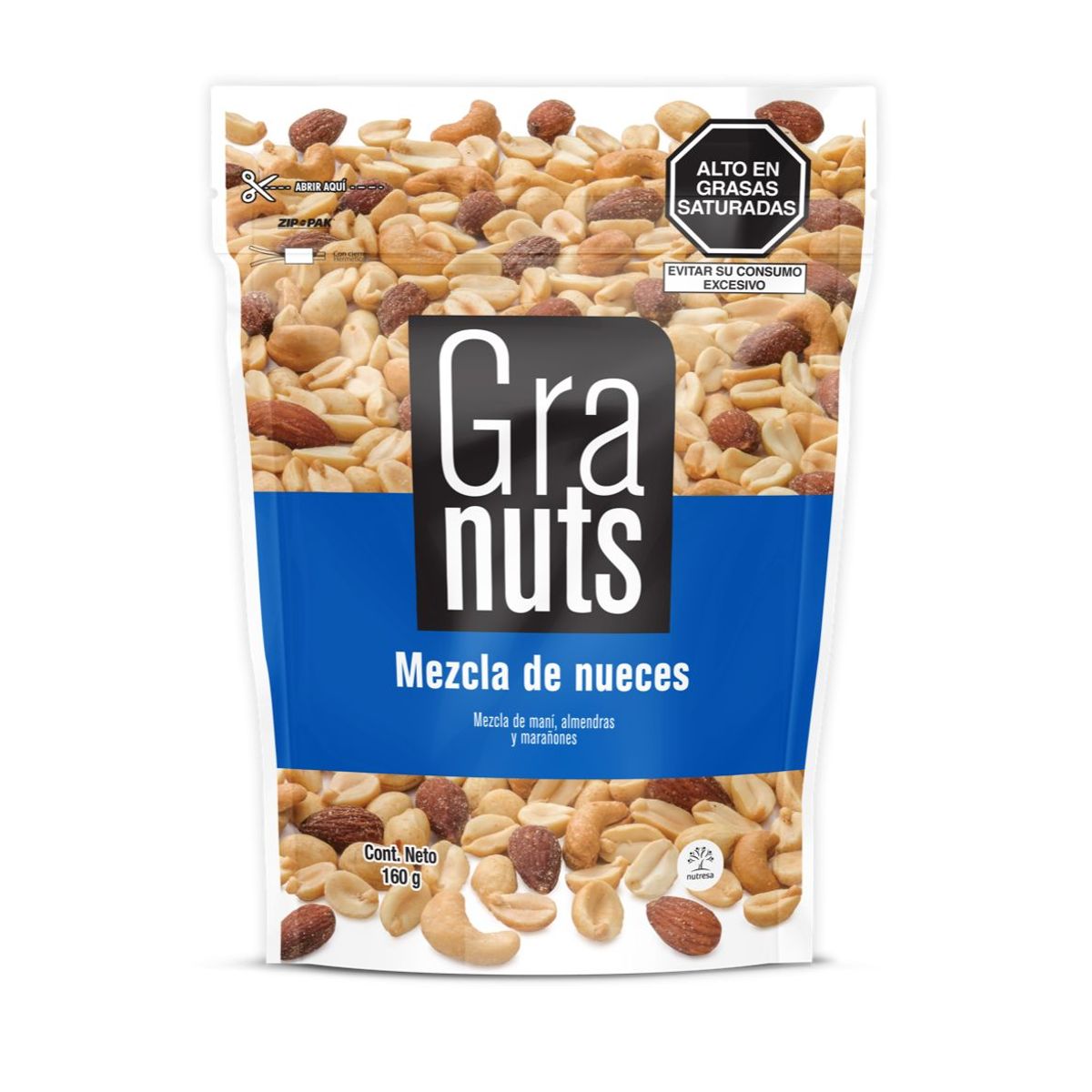 GRANUTS - Mezcla Nueces Granuts Bolsa 160 g
