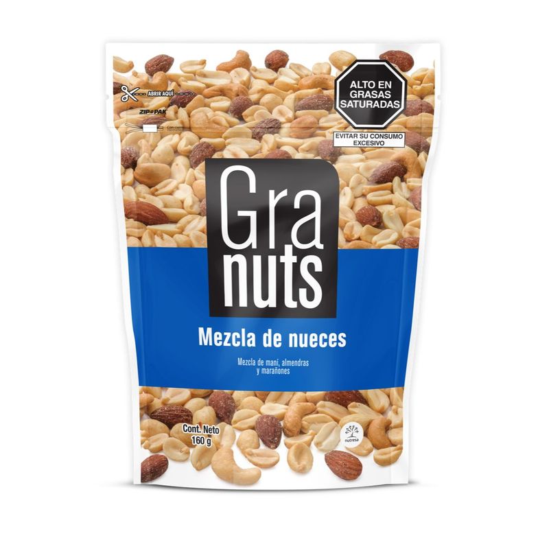 GRANUTS - Mezcla Nueces Granuts Bolsa 160 g