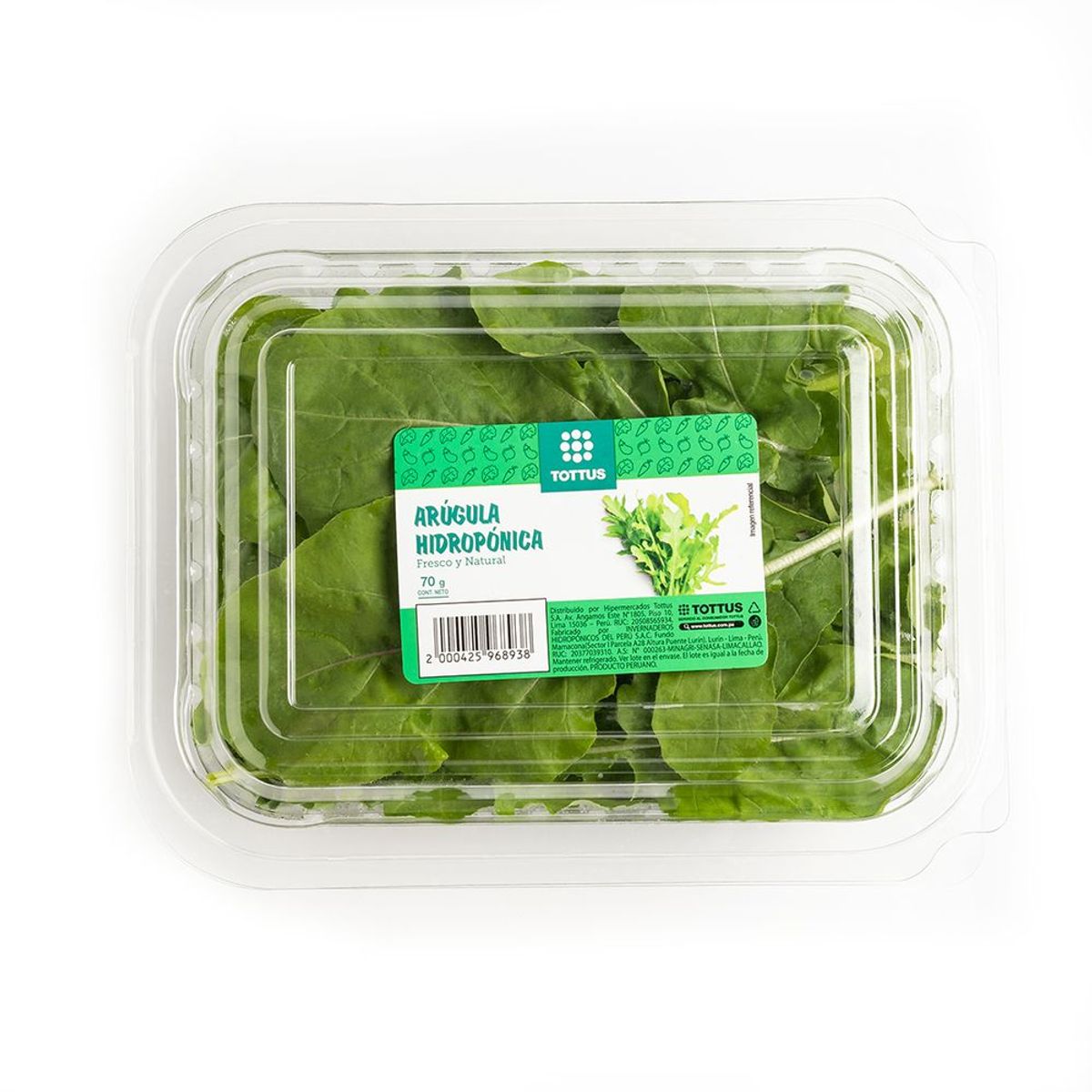 TOTTUS VERDURAS - Arúgula Hidropónica Tottus