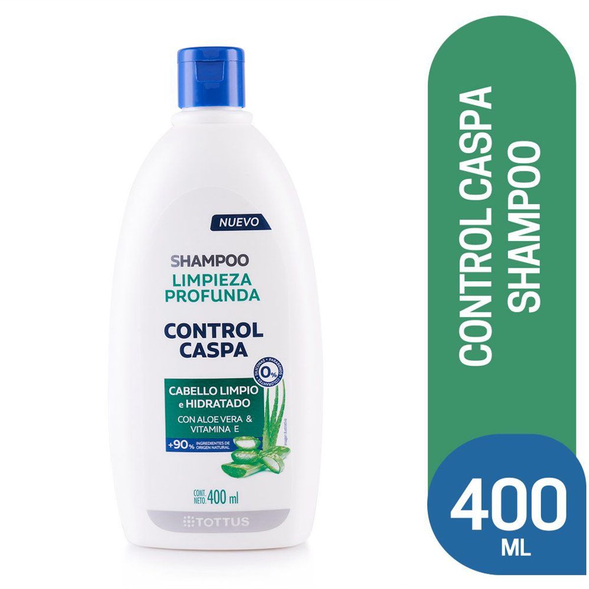 TOTTUS - Shampoo Tottus Limpieza Profunda Botella 400 mL
