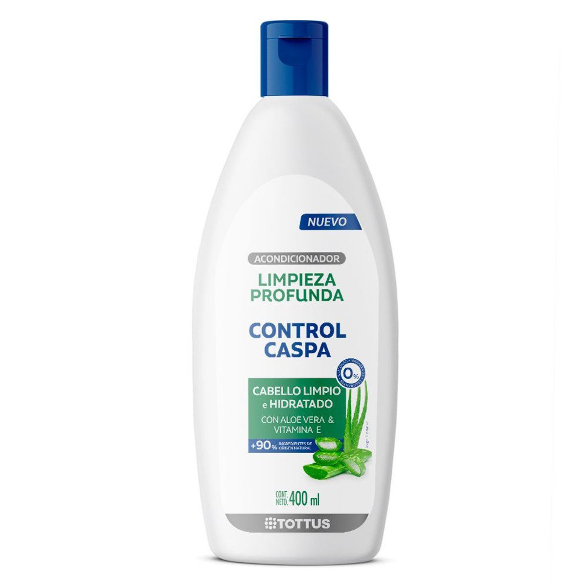 TOTTUS - Acondicionador Control Caspa Tottus Limpieza Profunda Botella 400 mL