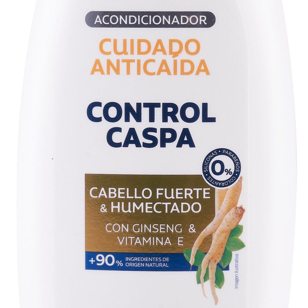 TOTTUS - Acondicionador Tottus Control Caspa Cuidado Anticaída Botella 400 mL