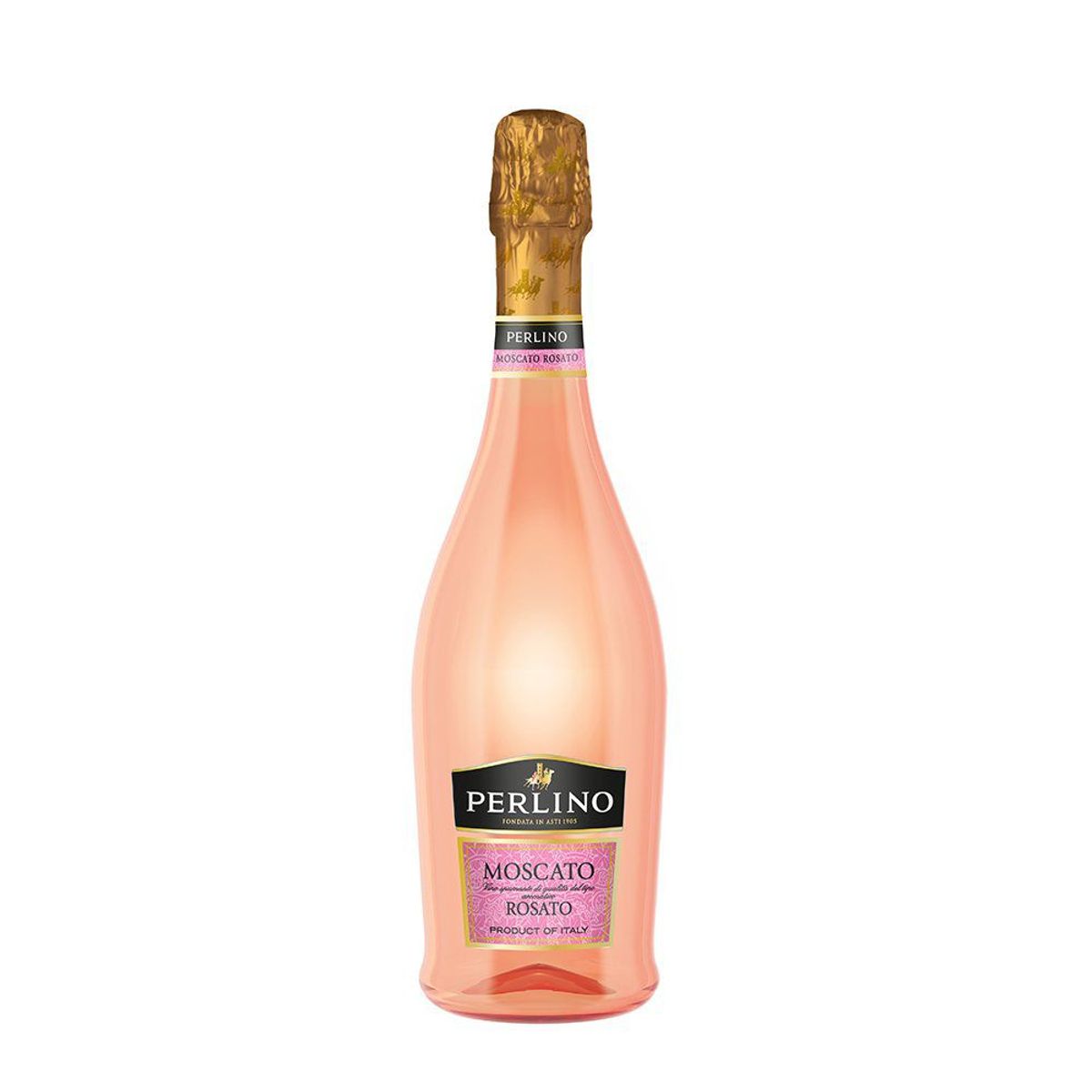 PERLINO - Espumante Perlino Moscato Rosato Dolce Botella 750 mL