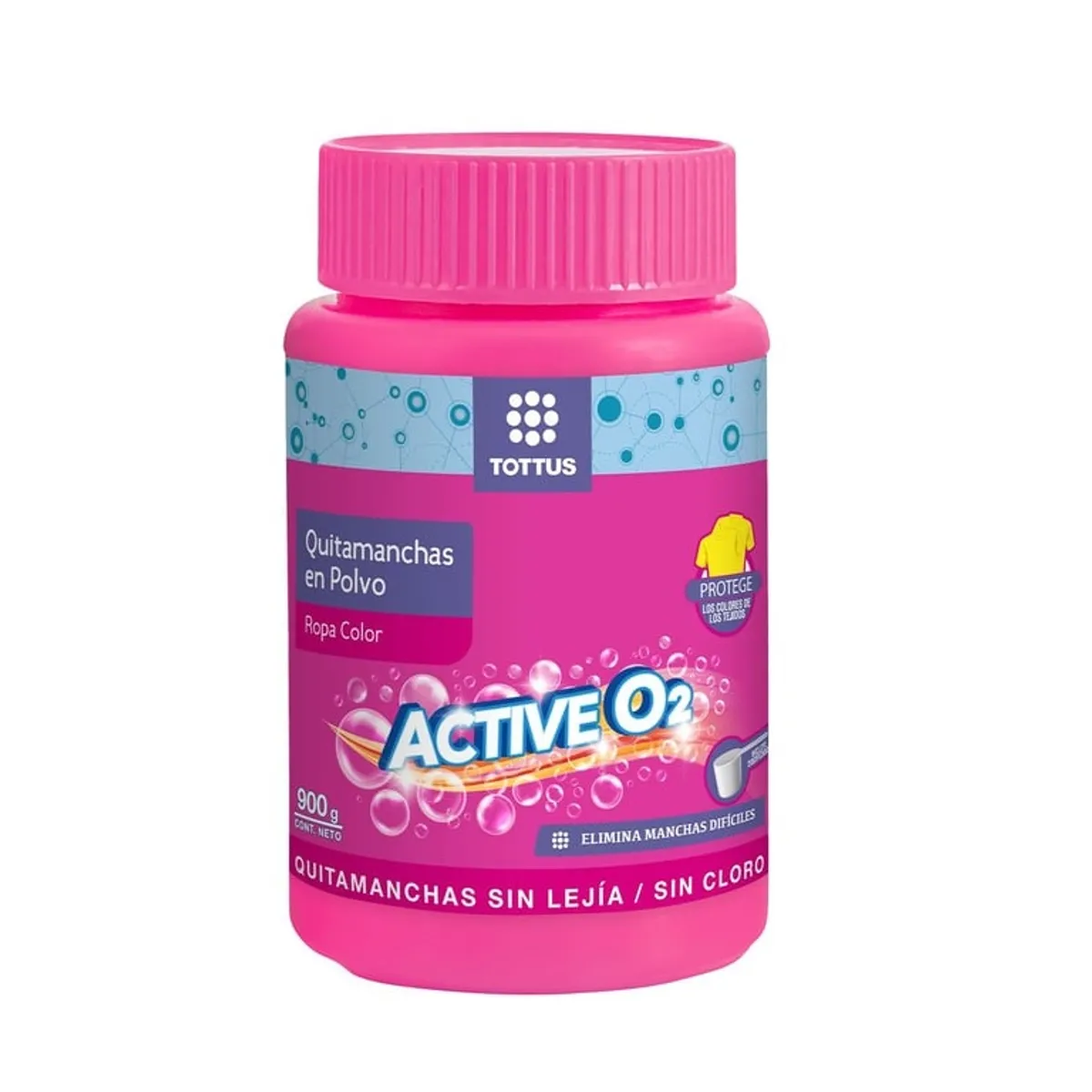 TOTTUS - Quitamanchas en Polvo Tottus Ropa Color Envase 900 g