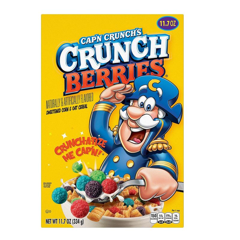 QUAKER - Capn Crunch Berries Breakfast Cereal 331g