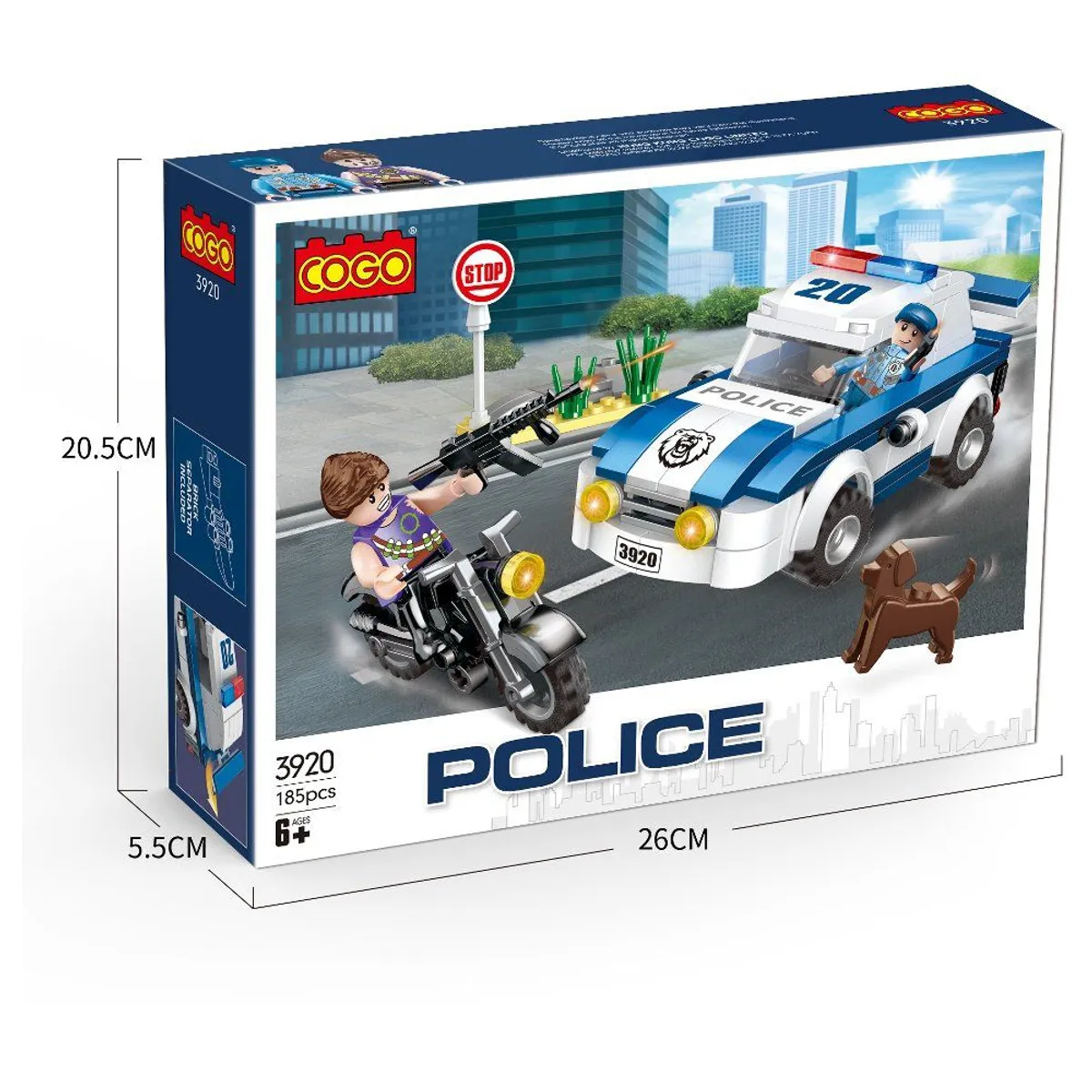 COGO - Set de Bloques Policía y Ladrón 185 Pzs