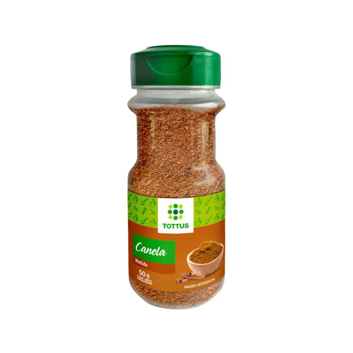TOTTUS - Canela Molida Tottus Envase 50 g