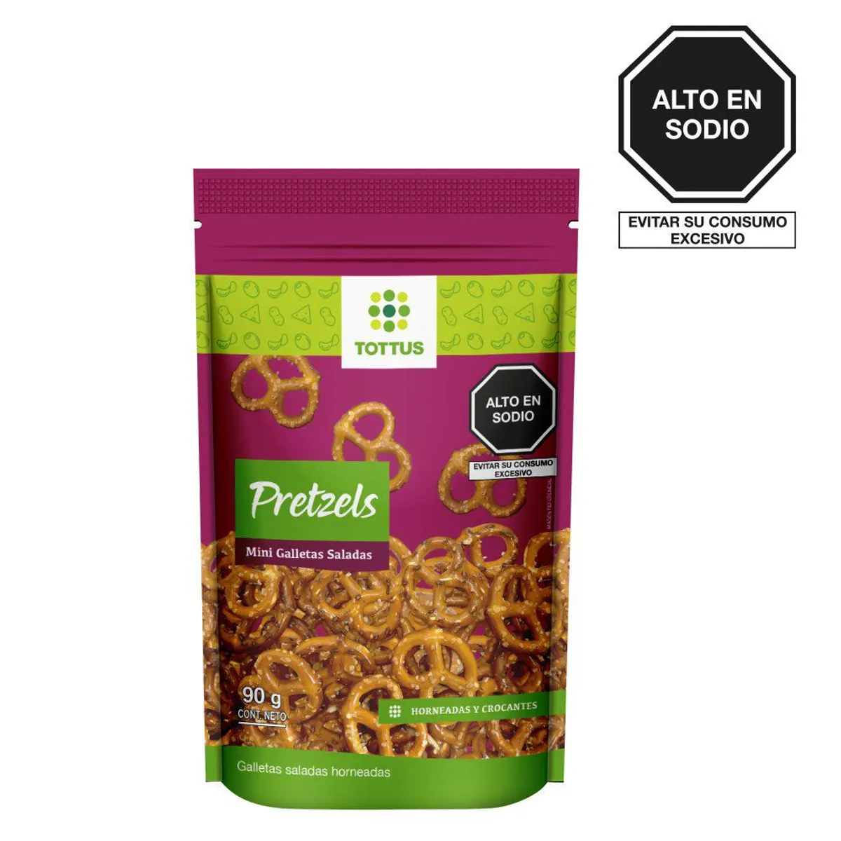 TOTTUS - Pretzels Tottus 90 g