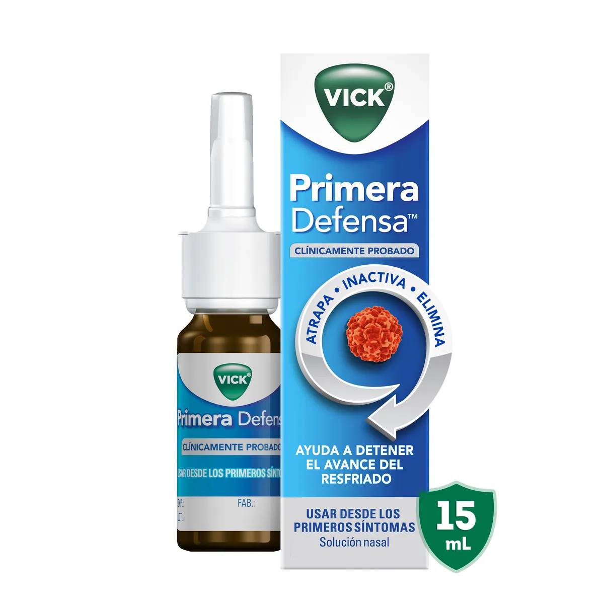 VICK - Solución Nasal Vick Primera Defensa Caja 15 mL