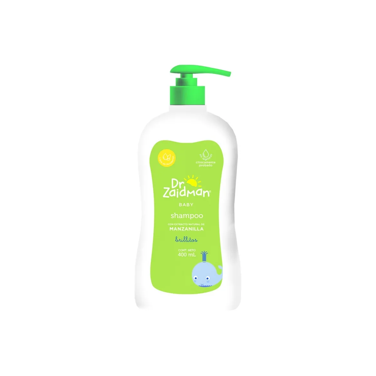 DR ZAIDMAN - Shampoo Baby Brillitos Manzanilla Dr Zaidman Botella 400 mL