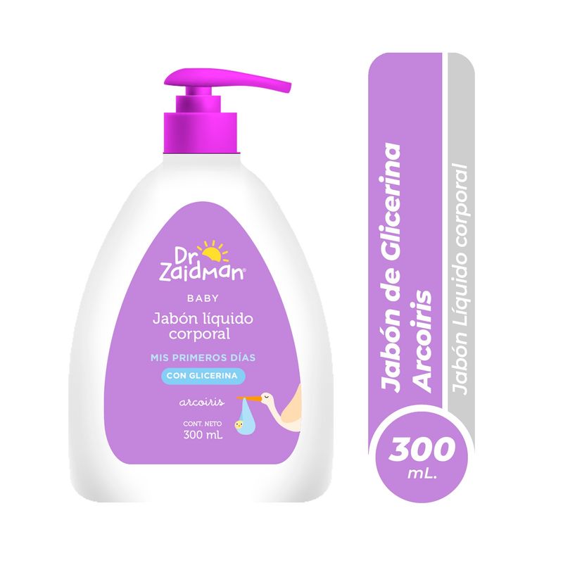 DR ZAIDMAN - Jabón Líquido Dr Zaidman Baby Primeros Días Envase 300 mL