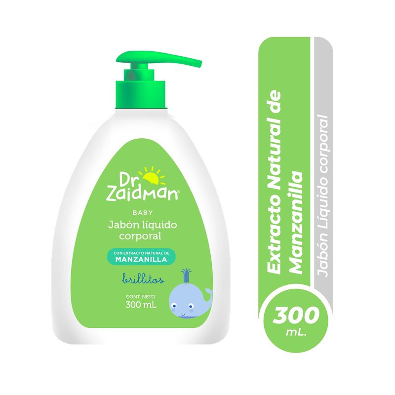 DR ZAIDMAN - Jabón Líquido Dr Zaidman Baby Brillo Manzanilla Envase 300 mL