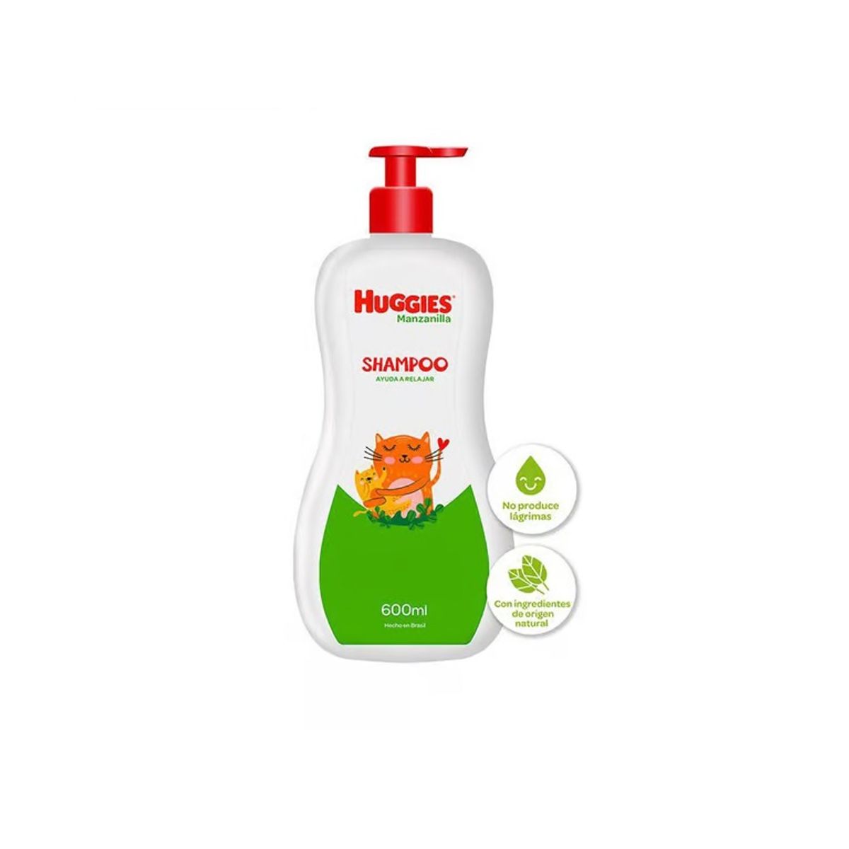 HUGGIES - Shampoo Huggies Manzanilla Envase 600 mL