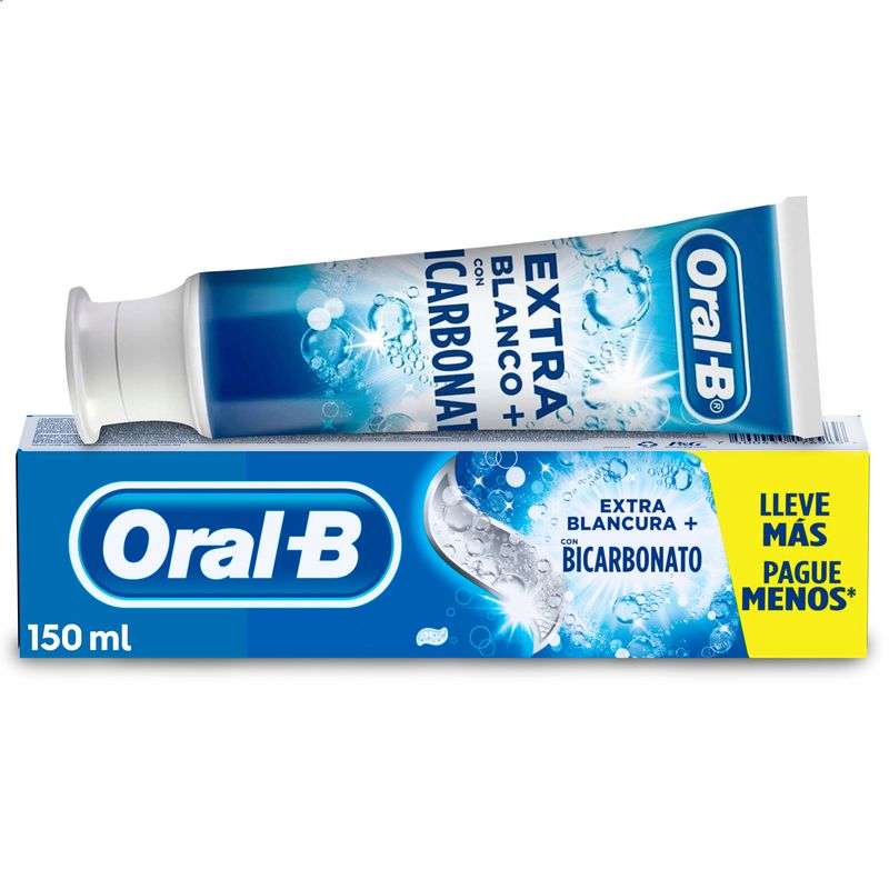 ORAL B - Crema Dental Oral B Bicarbonato Envase 150 mL