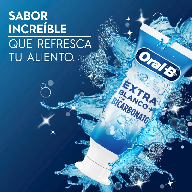 Crema Dental Oral B Extra Blanco Caja 150 mL Tottus Perú