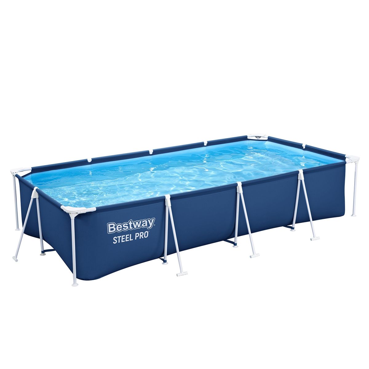 BESTWAY - Piscina Estructura Rectangular 400x211x81 cm