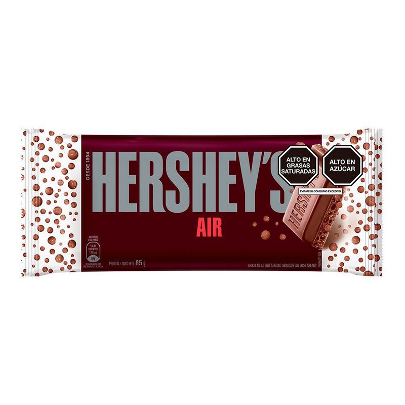 HERSHEYS - Barra de Chocolate Cristal Hersheys 87 g
