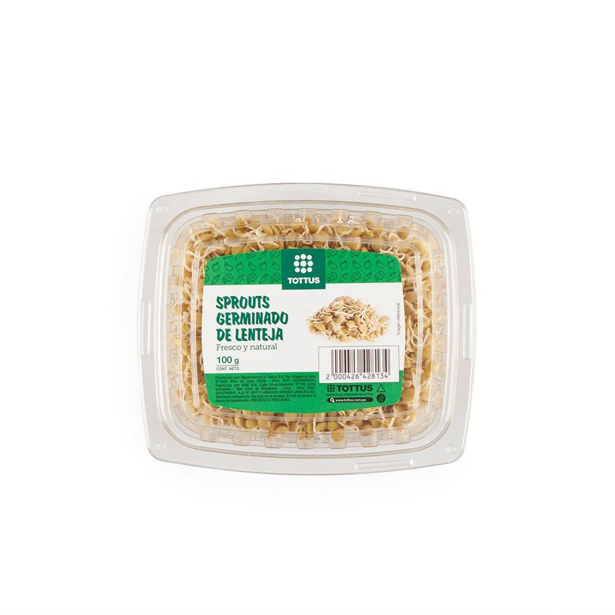 TOTTUS VERDURAS - Sprouts Germinado De Lenteja