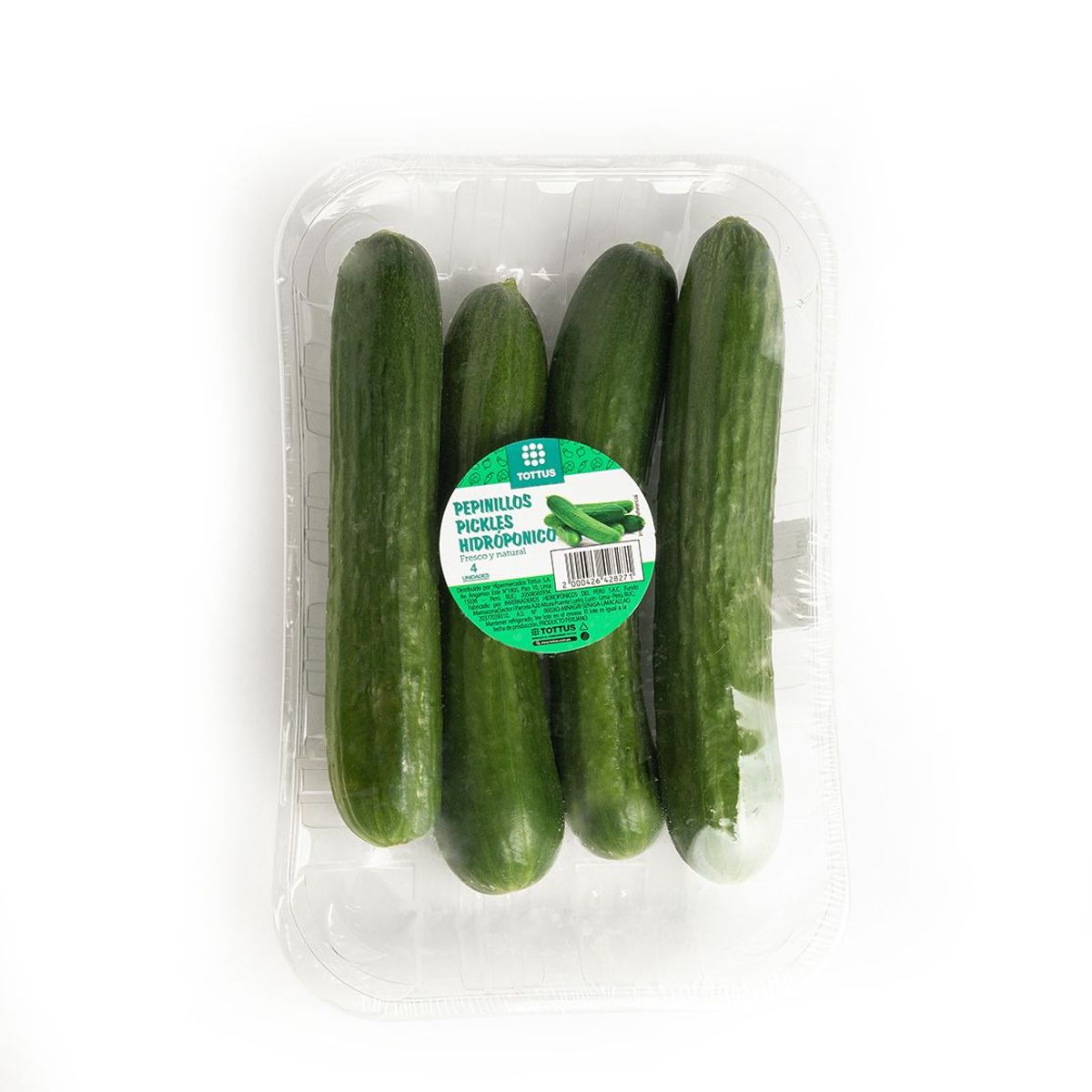 TOTTUS VERDURAS - Pepinillos Pickles Hidropónico Tottus